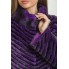 Фиолетовое пальто из норки (06-65351)